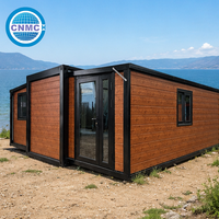 Casa Container Espandibile Prefabbricata di Alta Qualità da 20 Piedi con 2, 3 o 4 Camere da Letto, Edificio Modulare Prefabbricato
