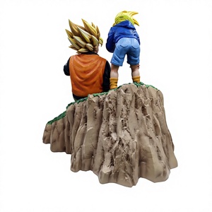 Figura de Anime de Dos Chicos Rubios con Base de Hierba, Estatua Coleccionable de Resina para Colección y Exhibición de Fans - Product Image 2