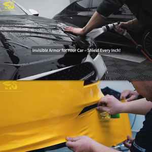 Offre Spéciale PET Voiture Vinyle Liquide Métal Jaune Couleur PVC En Gros Plein Autocollant De Voiture Vinyle Wrap Film Vinyle Autocollant Rouleaux - Product Image 6