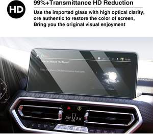 Protection d'écran en verre trempé pour <span class=keywords><strong>BMW</strong></span> G01 G02 X3 X4 <span class=keywords><strong>2022</strong></span> 2023 12,3 pouces Écran de navigation GPS de voiture Film anti-rayures - Product Image 2