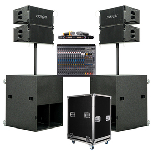 Dtl110 sân khấu buổi hòa nhạc DSP 18 inch Sub Woofer 10 inch hoạt động trường hợp máy tính điều chỉnh chuyên nghiệp thụ động dòng mảng Loa - Product Image 1