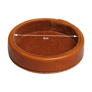 High Quality Round PU Leather Dice Cups Customized Logo Printed High Storage DND Display Case <b>Entertainment</b> Sale - Product Image 2