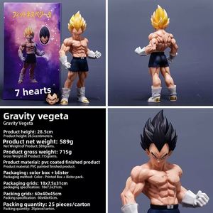 Figura de acción de PVC de Vegeta con doble cabeza, escultura GK en pose de pie, en caja, juguete de moda, regalo, decoración, anime - Product Image 3