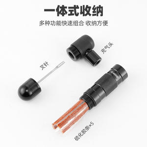 Pompe à vélo en alliage d'aluminium, outil de réparation de pneus avec adaptateur de valve, léger, 80-130PSI, pour vélo de route et de montagne - Product Image 4