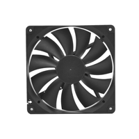 Ventilateur axial silencieux WELLSUNFAN de 5,5 pouces, ventilateur de refroidissement pour boîtier d'ordinateur DC sans balais de 140 mm, 24 V, 1225 tr/min