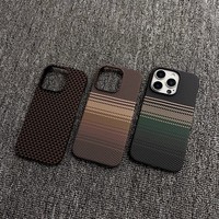 Coque de téléphone magnétique Bestsuit en aluminium texturé coloré pour 14/15/16/17 Pro Max, résistante aux chutes, étanche, compatible avec la charge sans fil