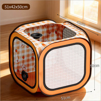 Sac de séchage pour animaux de grande capacité, cage de séchage pop-up pour animaux, maison de séchage transparente en maille pour animaux pour l'intérieur