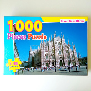 Customized hot sale bright dying screen 4C printing paper printed puzzle play games for family - Product Image 2