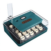 Incubateur d'œufs entièrement automatique pour 25 œufs, couveuse intelligente à température contrôlée pour poussins, perroquets et cailles, équipement d'élevage domestique