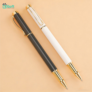 Ensemble de stylos gel style Morandi & corps en métal inoxydable & logo gravé au laser personnalisé & stylo cadeau pour affaires et publicité pour les signatures - Product Image 4