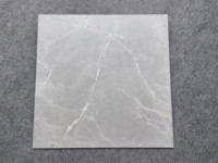 Carrelage de salle de bain moderne 60x60cm gris foncé à effet ciment, porcelaine mate antidérapante pour sol et mur