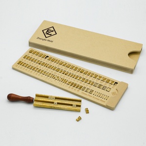 T Slot Holder Fixture Alphabet <b>Letters</b> Numbers Symbol Leather Stamp Cold Pressing for Foil Stamp Machine Hot Stamping Tool - Product Image 3