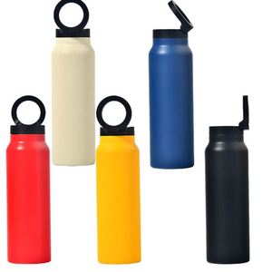 24oz Insulated <b>Thermos</b> Double-layer Magnetic Metal Tumbler Absorption Sports Water <b>Bottle</b> Stainless Steel Insulated Flask - Product Image 1