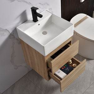 Barato al por mayor Nuevas tendencias Lavabo de cerámica Baño Últimos productos Lavabo de fábrica moderno <span class=keywords><strong>Muebles</strong></span> de baño simples - Product Image 3