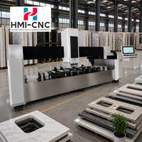 Machine CNC HMI 3015A pour le travail du pierre avec ATC, pour granit, marbre, quartz, carrelage, pierres tombales et monuments funéraires, en promotion