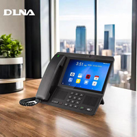 Téléphone DLNA à écran tactile d'entreprise de 8 pouces avec appel vidéo 4G LTE et WiFi PSTN Service client sans fil Decacore CPU modèle ZT9600