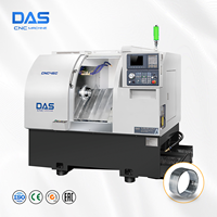Tour CNC à tourelle HYDEX pour porte-outils carrés/ronds, petit tour CNC de type suisse à lit incliné