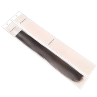 Bolsa de Plástico Transparente Personalizada de PVC, EVA, TPU para Extensiones de Cabello, para Guardar Mechones de Cabello, Bolsa de Almacenamiento Larga