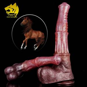 Faak neueste Farbe Big Horse Dildo benutzer definierte realistische lange Pferd Penis mit Saugnapf - Product Image 1