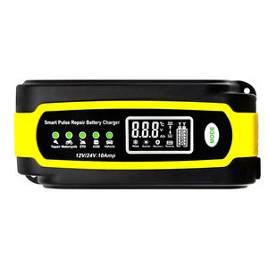 Cargador de Batería Inteligente con Reparación por Pulsos 12V/24V 10Amp con Pantalla Digital para Coche, Moto y Barco - Product Image 2