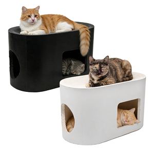2026 Trendi Kedi Yatağı Çevre Dostu Geri Dönüştürülmüş Karton Kedi Tırmalama Yatağı Sürdürülebilir Kedi Evi - Product Image 3