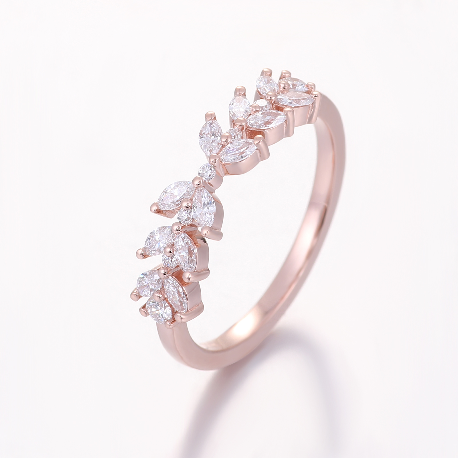 แหวนเพชรธรรมชาติทอง 10K