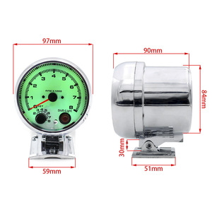 Tacómetro Analógico de 52 mm con 7 Opciones de Retroiluminación para Motores de 4/6/8 Cilindros, Modificación del Tablero de Instrumentos del Automóvil, 0-8000 RPM - Product Image 3