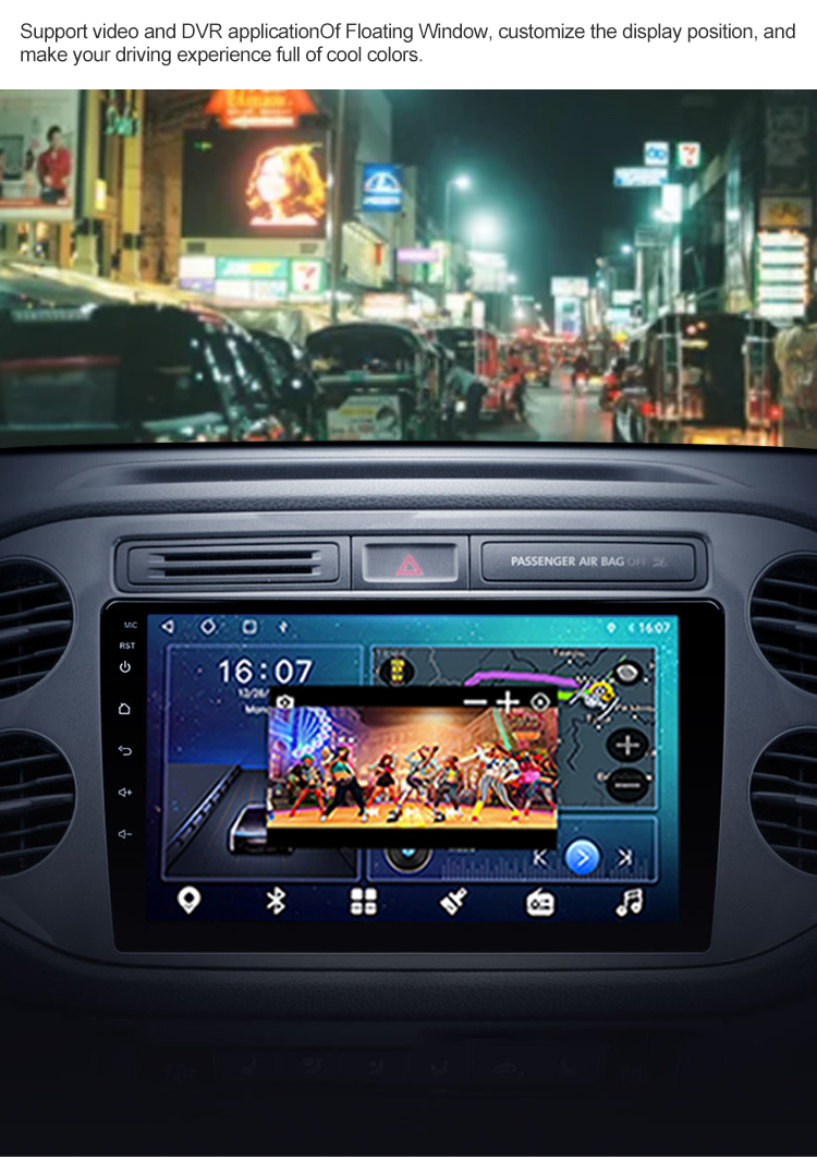 Android GPS Navigation For Volkswagen Tiguan 2006 - 2016 Car Stereo Multimedia Video Player