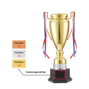 JINZUN China Trophy Factory Suministro original Calidad Todos los tamaños Trofeo de metal para competición deportiva europea Trofeo Logotipo personalizado - Product Image 1