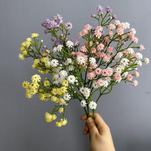 Mini Flores Artificiales <span class=keywords><strong>de</strong></span> Baby's Breath para Ramos <span class=keywords><strong>de</strong></span> Boda, Accesorios <span class=keywords><strong>de</strong></span> Fotografía, Decoración del Hogar, Venta al por Mayor, Color Personalizado OEM, Longitud <span class=keywords><strong>de</strong></span> Tallo Realista - Product Image 4