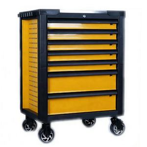 Chariot à outils mécanicien robuste, armoire à outils <span class=keywords><strong>de</strong></span> garage sur roulettes, 7 tiroirs - Product Image 4