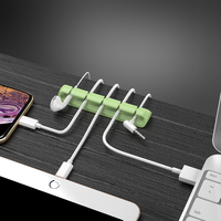 Organisateur de gestion de câble de bureau pour chargeur souris clavier écouteur protecteur support de fil flexible enrouleur de câble USB