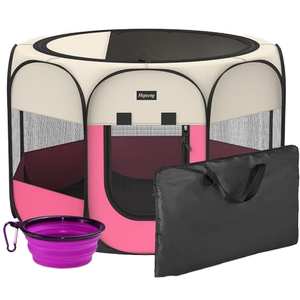 Thuận tiện tự làm ngoài trời Pet playpen cho mèo chó rắn kết hợp hàng rào lưới với miễn phí dây kim loại có thể gập lại dễ dàng để thực hiện trong hộp - Product Image 1