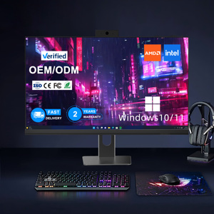 Computadora Todo en Uno AIO de 23.8 Pulgadas con Pantalla LCD IPS para Juegos, <span class=keywords><strong>Precio</strong></span> de Fábrica, I7 10750H, DDR4 16GB, SSD de 512GB, <span class=keywords><strong>PC</strong></span> Monobloque de Escritorio - Product Image 1