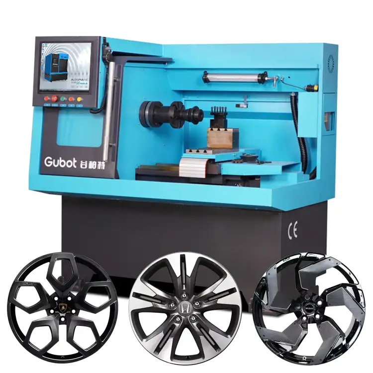 CE Certification Easy to operate Diamond Cutting wheel rim repair machine lathe machine