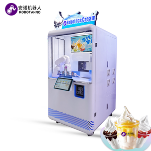 Bras robotique IA pour la vente automatique de <span class=keywords><strong>glaces</strong></span>, système de vente automatique sans personnel, machine à <span class=keywords><strong>glaces</strong></span> fraîches, sundae au lait - Product Image 2