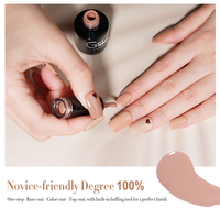 Kit de vernis à ongles en gel RS Nail Custom Bottle, 8 ml, longue tenue, sans HEMA, végan, gel en une étape, vernis à ongles en gel UV