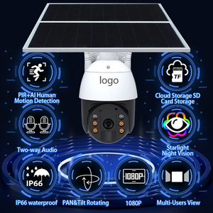 Bảng Điều Khiển Hệ Thống Năng Lượng Mặt Trời 360 Độ Không Dây Mạng Camera Quan Sát Ngoài Trời An Ninh Từ Xa 4G Năng Lượng Mặt Trời - Product Image 5