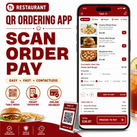 Desarrollo de Aplicaciones de Pedidos con Código QR para Restaurantes, para iOS y Android, con Menú QR, Pedidos en Mesa, Pantalla de Cocina, LionCreate