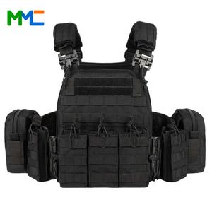 Chaleco Táctico MC Tactical Gear, Portaplacas con Peso, Poliéster Negro, Correa de Pecho, Logotipo Personalizable, para Exteriores - Product Image 4