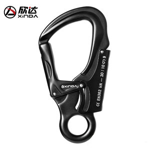 Petit mousqueton à œil Xinda pour l'escalade, l'abordage, la <span class=keywords><strong>via</strong></span> <span class=keywords><strong>ferrata</strong></span> et les travaux en hauteur, équipement de sécurité - Product Image 1