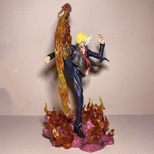 Figuras De Ones Pieced WF <span class=keywords><strong>Vinsmoke</strong></span> <span class=keywords><strong>Sanji</strong></span> Chapeau De Paille Groupe Démon Vent Pieds 3 Modèle Principal Jouets Action Figure Ornements - Product Image 4