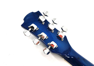 Paisen acústica guitarra de madera maciza azul barato 41 pulgadas Basswood alumno mate instrumento sin marillas - Product Image 6