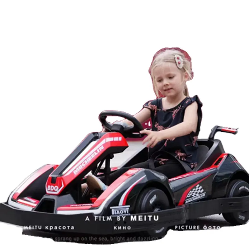 Carro de brinquedo elétrico para crianças, carrinho de passeio, carrinho de passeio, para crianças e meninos, veículo de quatro rodas para uso ao ar livre, em oferta