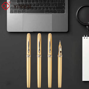 YIREN 도매 인기 발명품 보석 고급 황금 롤러 펜 실크 스크린 다이아몬드 펜 - Product Image 5