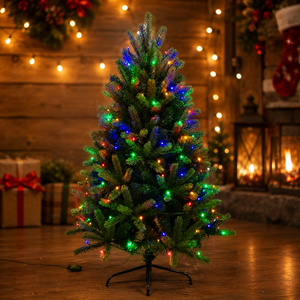 Décorations <span class=keywords><strong>de</strong></span> Noël pliables <span class=keywords><strong>de</strong></span> luxe en gros, ornements pour l'arbre <span class=keywords><strong>de</strong></span> Noël, petite mini-arambe <span class=keywords><strong>de</strong></span> Noël pré-éclairée avec support - Product Image 1