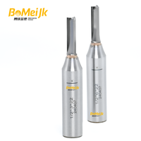 BoMeiJK TCT 3 Flute Straight Cutter Carbide Router Bit untuk MDF, Kayu Keras, Particleboard, Pengerjaan Kayu - OEM/ODM Dapat Disesuaikan