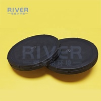 Diffuseur d'aération à bulles fines EPDM+PP 270 mm, débit de 1,5 à 6 m³/h, pour traitement des eaux usées et aquaculture, garantie 1 an