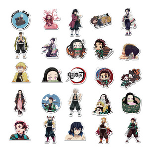 50 autocollants décoratifs en PVC écologique, imperméables, à thème anime et dessins animés, pour collection, décoration de la maison et cahiers pour enfants garçons - Product Image 2