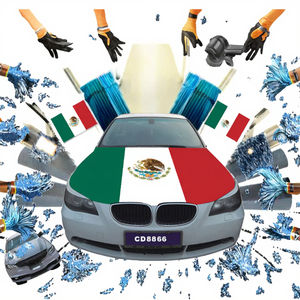 Mexique couverture de capot de voiture Qatar <span class=keywords><strong>WC</strong></span> drapeau élastique Polyester tissu capot bannière impression numérique fanion Style affichage du drapeau personnalisé - Product Image 2
